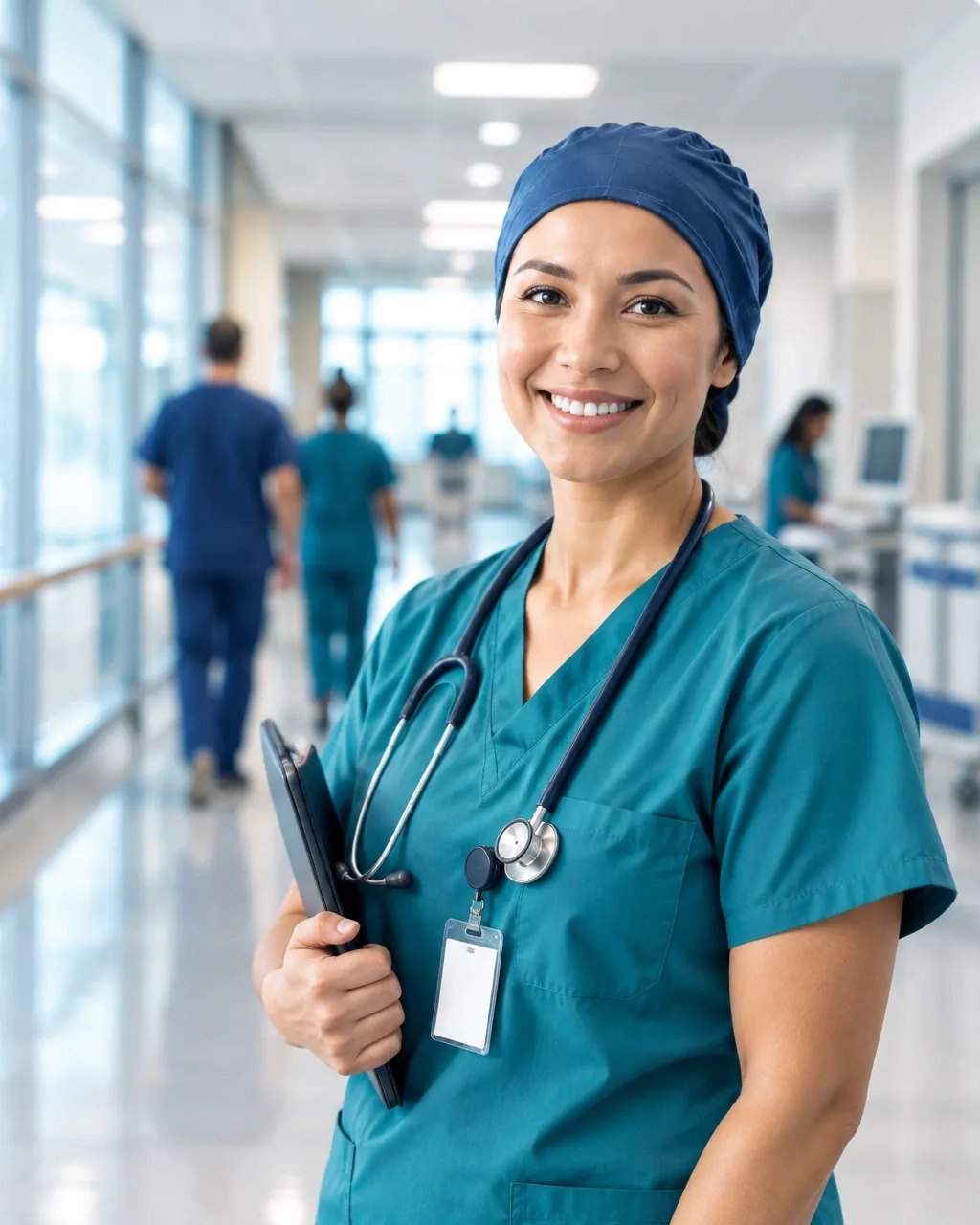Nurse leader in a clinical setting
