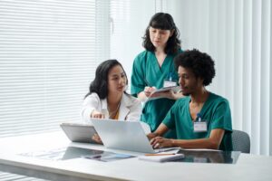 Physician Preparing Documents